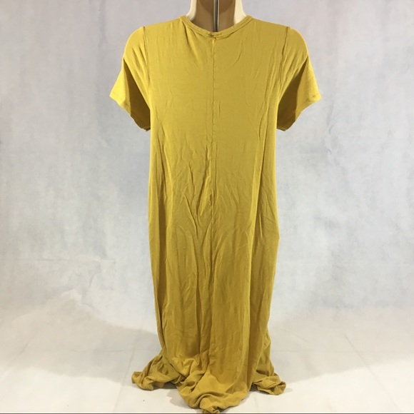 Lularoe Mustard Yellow Maxi Dress - Picture 5 of 7